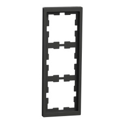 D-Life - cadre de finition - anthracite - 3 postes - MTN4030-6534 Schneider Electric