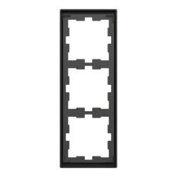 D-Life - cadre de finition - anthracite - 3 postes - MTN4030-6534 Schneider Electric
