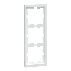 D-Life - cadre de finition - blanc lotus - 3 postes - MTN4030-6535 Schneider Electric
