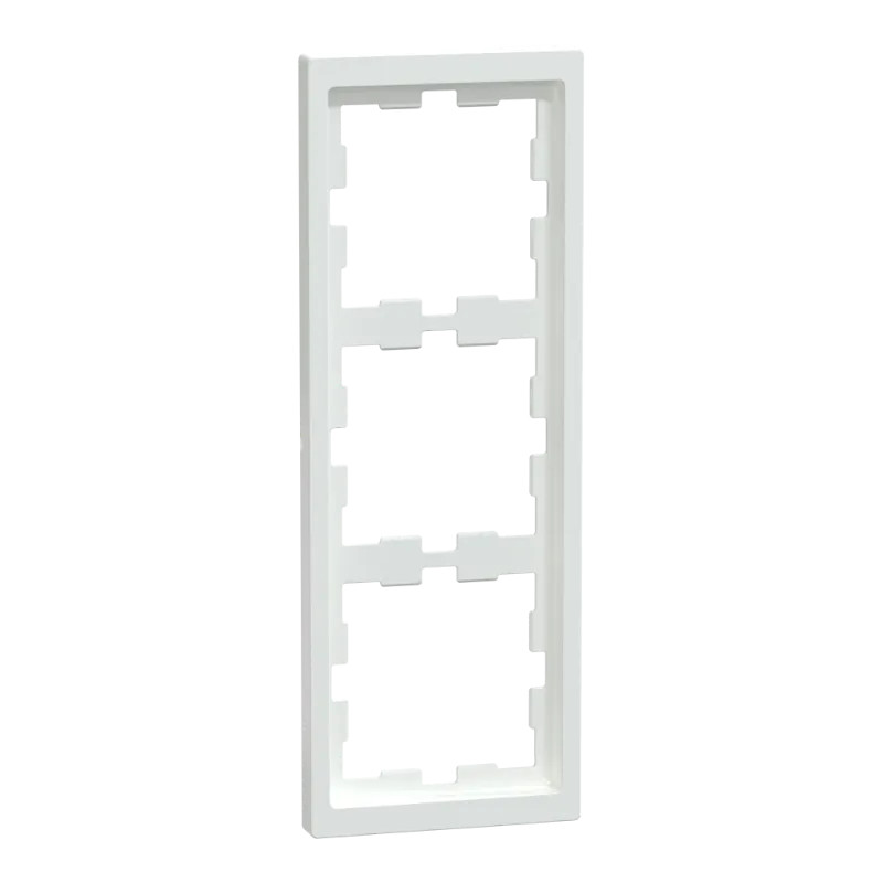 D-Life - cadre de finition - blanc lotus - 3 postes - MTN4030-6535 Schneider Electric