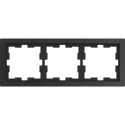 D-Life - cadre de finition - pierre - ardoise - 3 postes - MTN4030-6547 Schneider Electric
