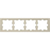 D-Life - cadre de finition - blanc sable - 4 postes - MTN4040-6533 Schneider Electric