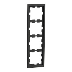 D-Life - cadre de finition - anthracite - 4 postes - MTN4040-6534 Schneider Electric