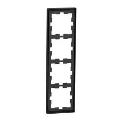 D-Life - cadre de finition - anthracite - 4 postes - MTN4040-6534 Schneider Electric