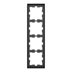 D-Life - cadre de finition - anthracite - 4 postes - MTN4040-6534 Schneider Electric