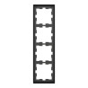D-Life - cadre de finition - anthracite - 4 postes - MTN4040-6534 Schneider Electric