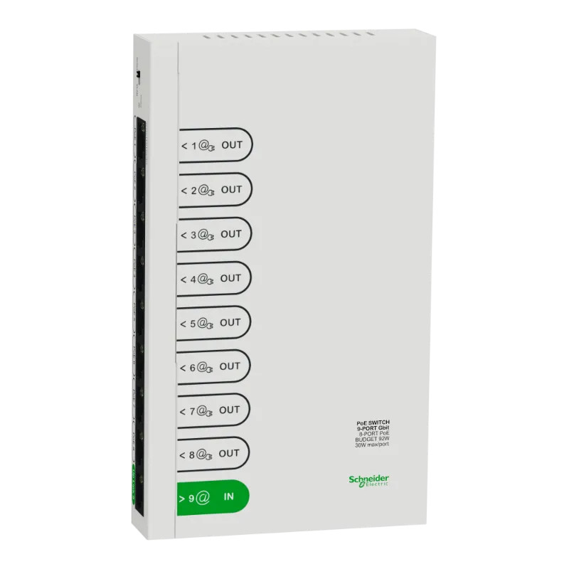 Resi9 SWITCH ETH POE 9P 1GBIT - R9H9SWP92 Schneider Electric