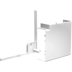 OptiLine 45 goulotte pvc blanc polaire 75 x 55 mm - angle plat 90° - ISM10103P Schneider Electric
