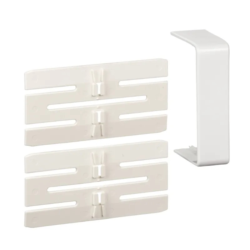 OptiLine 45 goulotte pvc blanc polaire 75 x 55 mm - joint de fond - ISM10106P Schneider Electric