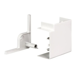 OptiLine 45 goulotte pvc blanc polaire 95 x 55 mm - angle plat 90° - ISM10203P Schneider Electric