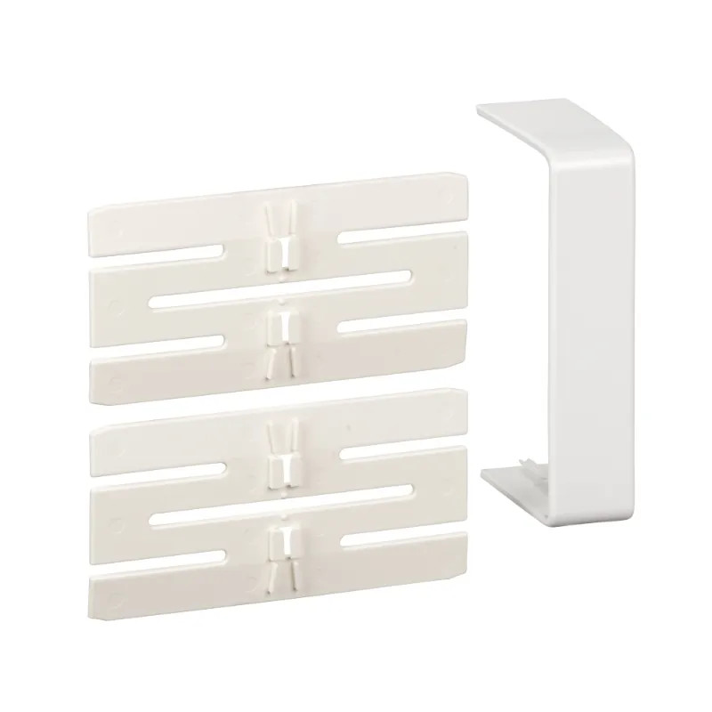OptiLine 45 goulotte pvc blanc polaire 95 x 55 mm - joint de fond - ISM10206P Schneider Electric