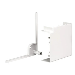 OptiLine 45 goulotte pvc blanc polaire 140 x 55 mm - angle plat 90° - ISM10303P Schneider Electric