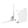 OptiLine 45 goulotte pvc blanc polaire 140 x 55 mm - angle plat 90° - ISM10303P Schneider Electric
