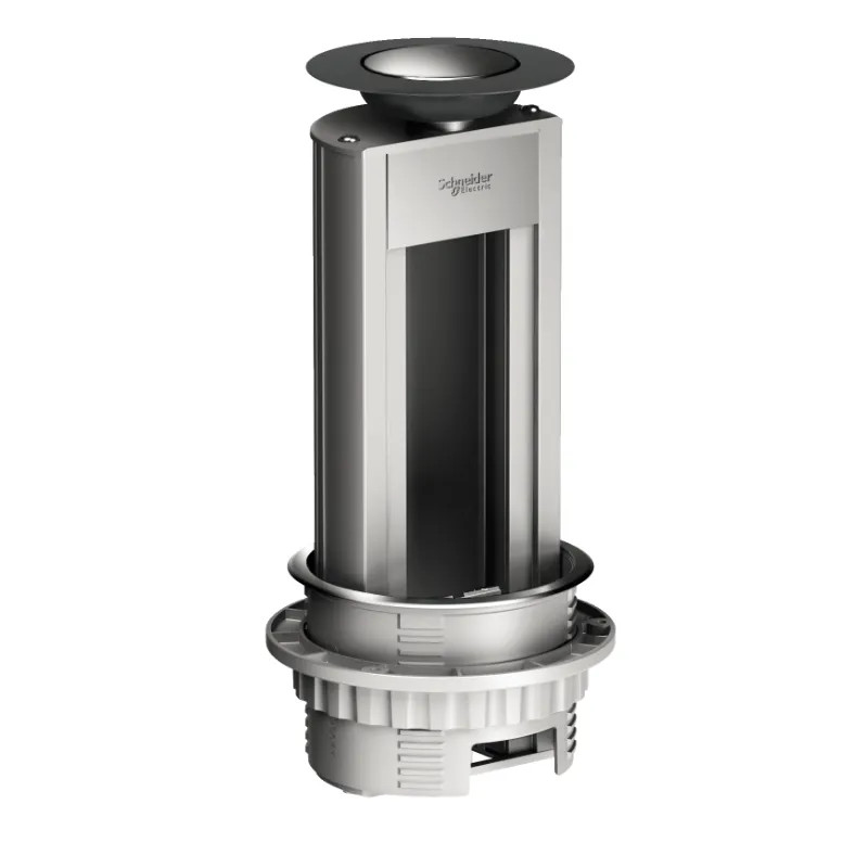 OptiLine 45 - mini-boîtier de prises escamotable - 4 modules - ISM20401 Schneider Electric