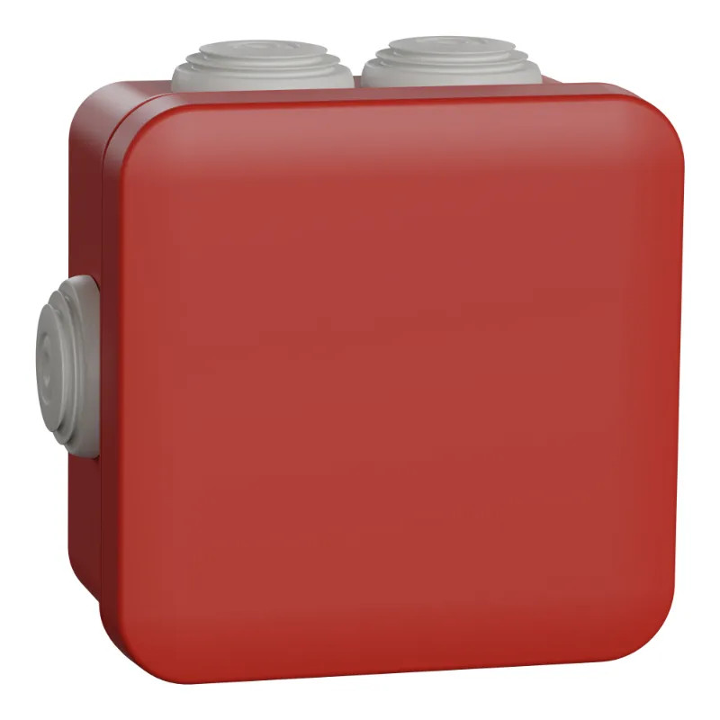 Bte deriv.rouge+ embt 80x80x45 - ENN05164 Schneider Electric
