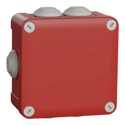 Bte deriv.rouge+embt 105x105x55 - ENN05165 Schneider Electric