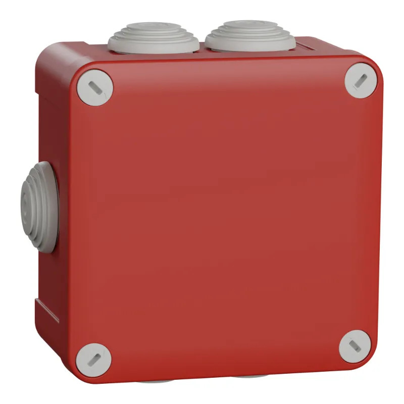 Bte deriv.rouge+embt 105x105x55 - ENN05165 Schneider Electric
