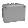 Mureva Box, boite de dérivation IP55 + embouts 150x105x80, gris - ENN05007 Schneider Electric