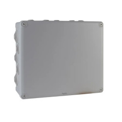 Mureva Box, boite de dérivation IP55 + embouts 325x275x120, gris - ENN05019 Schneider Electric