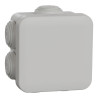 Mureva Box, boite de dérivation IP55 + embouts 65x65x45, gris - ENN05032 Schneider Electric