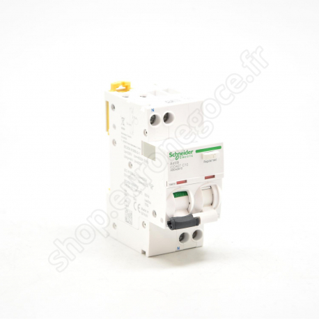 Disjoncteur iDT40 / DT40  - A9DK5625 - Acti9 iDD40K - disjoncteur différentiel - 1P+N C 25A 4500A/4,5A 300mA type AC