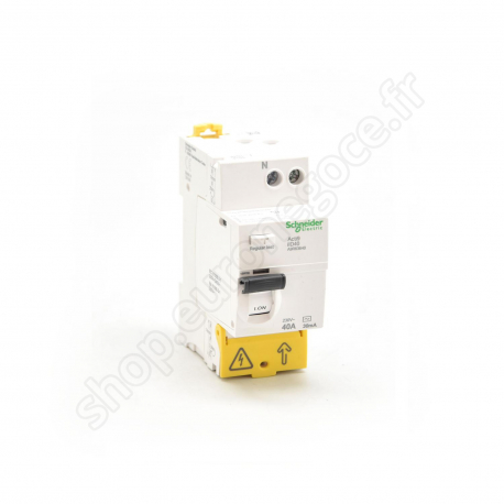 Residual Current Circuit Breaker ITG40  - A9R67640 - iID40 1P+N 40A 30mA  AC