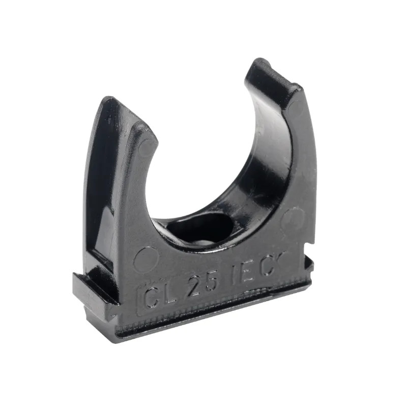 Mureva FIX - fixation tube sans halogène - Ø25mm - noir RAL 9005 - IMT35220 Schneider Electric