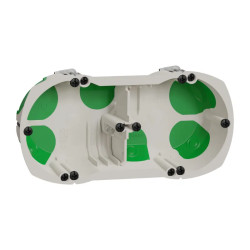 Multifix air - boîte étanche 2 postes - Ø67mm - P40mm - entraxe 71mm - IMT35000 Schneider Electric