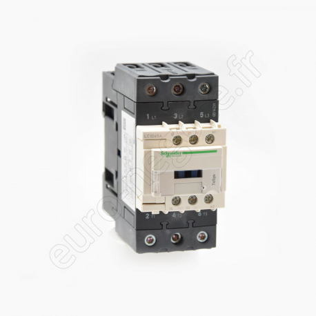 Contacteur puissance  - LC1D65A6B7 - CONT COSSES FERMEES 3P AC3 440V 65A BOB 24VCA 50/60HZ