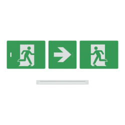 Exiway  - étiquettes repositionnables de rechange EVAC - Light Link - OVA53214 Schneider Electric