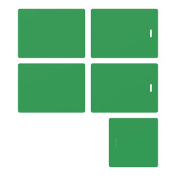 Exiway - étiquettes repositionnables de rechange DBR - Light link - OVA59827 Schneider Electric
