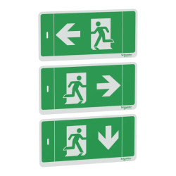 Exiway  - étiquettes autocollantes de rechange EVAC - Light SATI - OVA59828 Schneider Electric