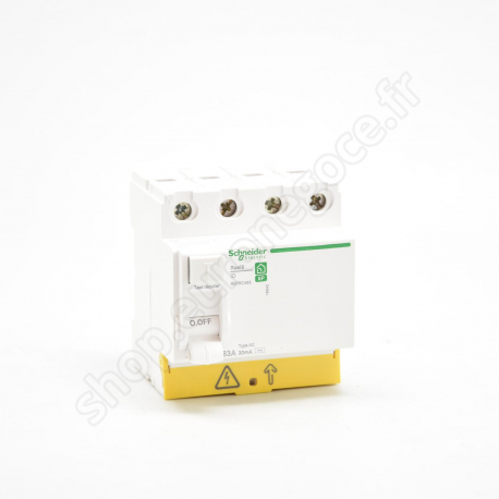 Residual Current Circuit Breaker Resi9 / Dclic  - R9PRC463 - Int Diff XP 4P 63A 30mA AC