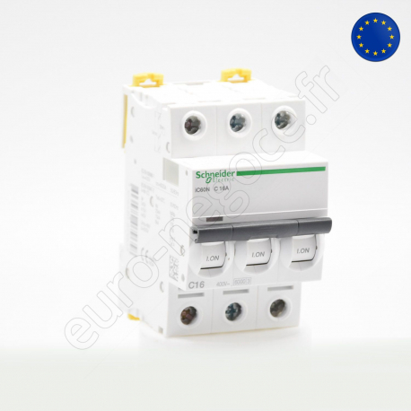 Circuit Breakers iC60  - A9F77306 - IC60N DISJ 3P 6A C
