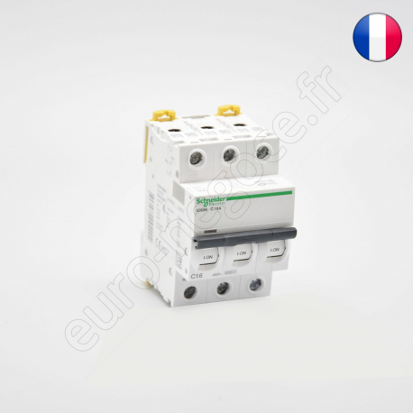 Circuit Breakers iC60  - A9F77310F - IC60N DISJ 3P 10A C