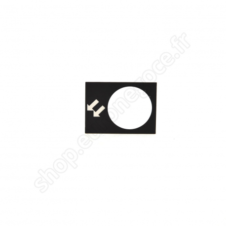 Pendant Control Stations  - ZB2BY2917 - ETIQUETTE ARRIERE GV