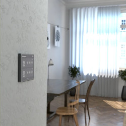 SpaceLogic KNX - Ecran Tactile 4 Pouces - Contrôle et affichage - MTN6215-0410 Schneider Electric