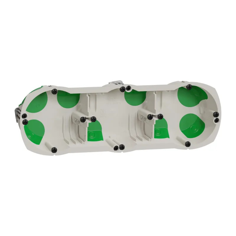 Multifix Air - boîte étanche 3 postes - Ø67mm - P40mm - entraxe 71mm - IMT35031 Schneider Electric