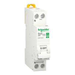 Resi9 - disjoncteur modulaire - 1P+N - 20A - courbe C - peignable - R9PFC620 Schneider Electric