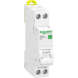 Resi9 - disjoncteur modulaire - 1P+N - 25A - courbe D - peignable - R9PFD625 Schneider Electric