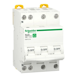 Resi9 - disjoncteur modulaire - 3P+N - 32A - courbe C - peignable - R9PFC732 Schneider Electric
