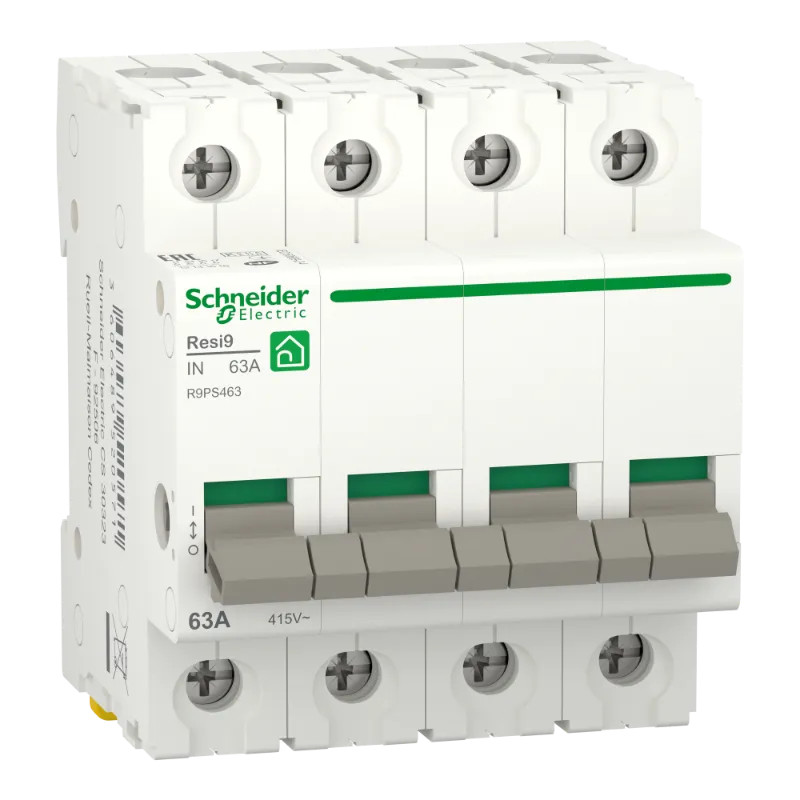 Resi9 - interrupteur-sectionneur 4P 63A - R9PS463 Schneider Electric