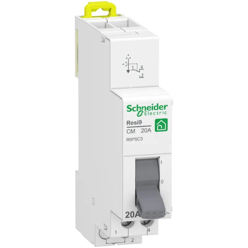 Resi9 - commutateur 3 positions - 1OF - 20A - 250VCA - R9PSC3 Schneider Electric