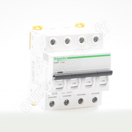 Circuit Breakers iC60  - A9F77416 - IC60N DISJ 4P 16A C