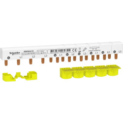 Resi9 - peigne monobloc - 3P+N - 63A - 10 modules - cache dents 5M - R9PXH410 Schneider Electric