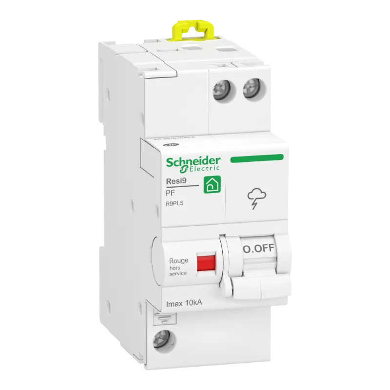 Resi9 - parafoudre combi - 10kA - 1P+N sans accessoires - R9PLS Schneider Electric