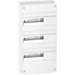 Resi9 - Coffret en saillie Blanc (RAL 9003)- 3 rangées de 13 modules - R9H13403 Schneider Electric