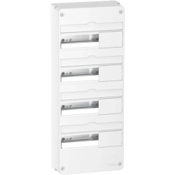 Resi9 - Coffret en saillie Blanc (RAL 9003)- 4 rangées de 13 modules - R9H13404 Schneider Electric