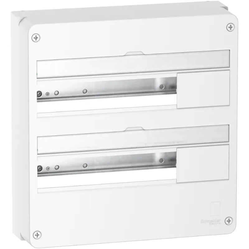 Resi9 - Coffret en saillie Blanc (RAL 9003)- 2 rangées de 18 modules - R9H18402 Schneider Electric