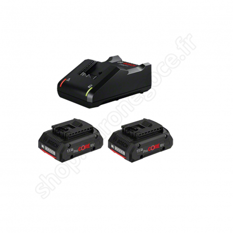 Electro-portatif Batterie  - BOS1600A01BA3 - ADVANCED 2x4,0Ah + GAL 18V-40